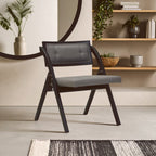 Grey and Black Elm Wood Folding Chair | Cebu