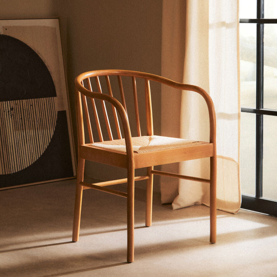 Natural Rope and Beech Wood Chair | Cebu