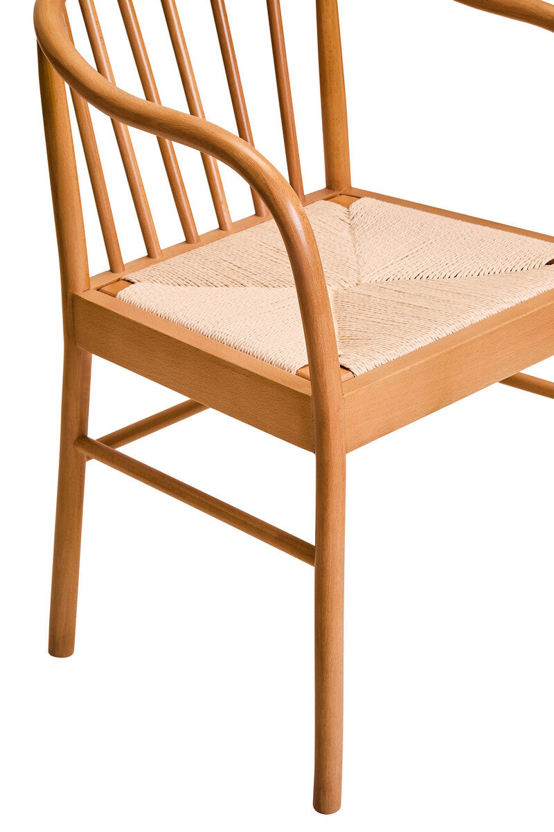 Natural Rope and Beech Wood Chair | Cebu
