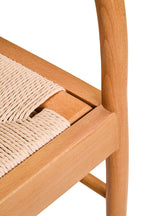 Natural Rope and Beech Wood Chair | Cebu