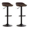 Set of Two Mocha Bar Stools | Dalston