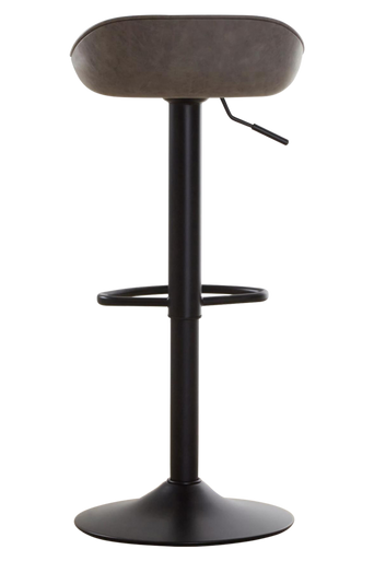 Set of Two Ash Faux Leather Bar Stools | Dalston