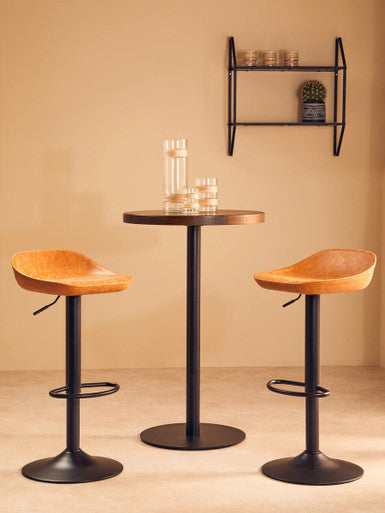 Set of Two Camel Bar Stools | Dalston