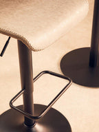 Set of Two High Back Ash Bar Stools | Dalston