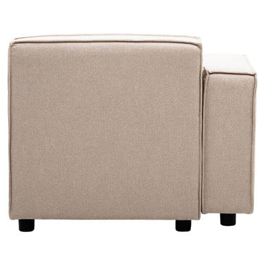 Natural Fabric Left Arm Modular Sofas | Toulouse