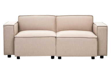 Natural Fabric Left Arm Modular Sofas | Toulouse