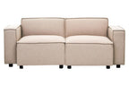 Natural Fabric Left Arm Modular Sofas | Toulouse