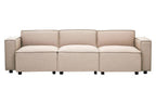 Natural Fabric Left Arm Modular Sofas | Toulouse