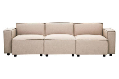Natural Fabric Left Arm Modular Sofas | Toulouse