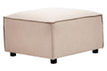 Natural Fabric Modular Ottoman | Toulouse