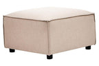 Natural Fabric Modular Ottoman | Toulouse