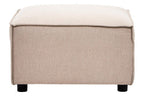Natural Fabric Modular Ottoman | Toulouse