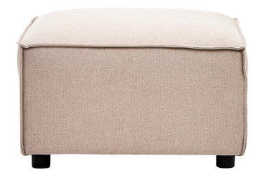 Natural Fabric Modular Ottoman | Toulouse