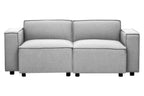 Grey Fabric Right Arm Modular Sofas, Toulouse