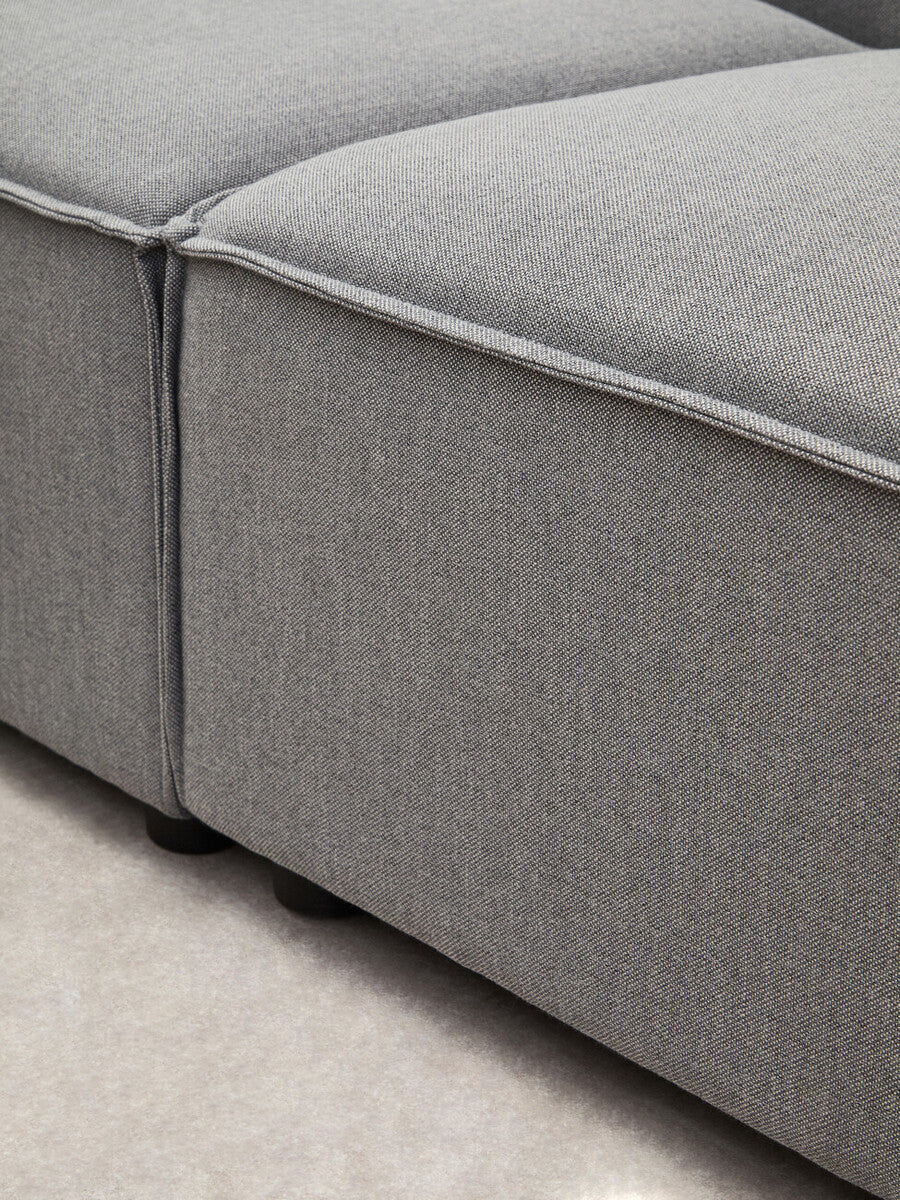 Grey Fabric Right Arm Modular Sofas, Toulouse