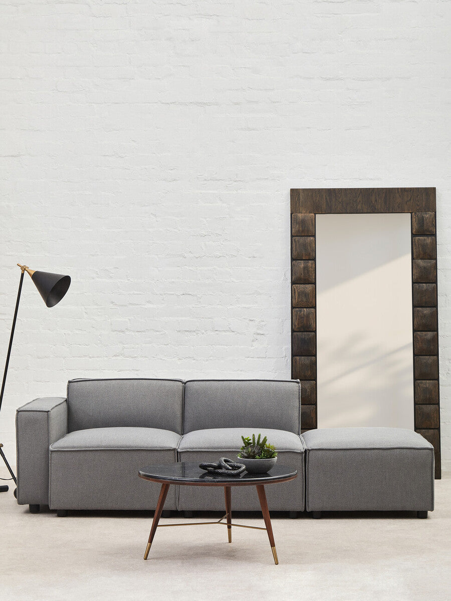 Grey Fabric Right Arm Modular Sofas, Toulouse