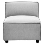 Grey Fabric Armless Modular Sofas | Toulouse