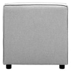 Grey Fabric Armless Modular Sofas | Toulouse
