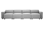 Grey Fabric Armless Modular Sofas | Toulouse