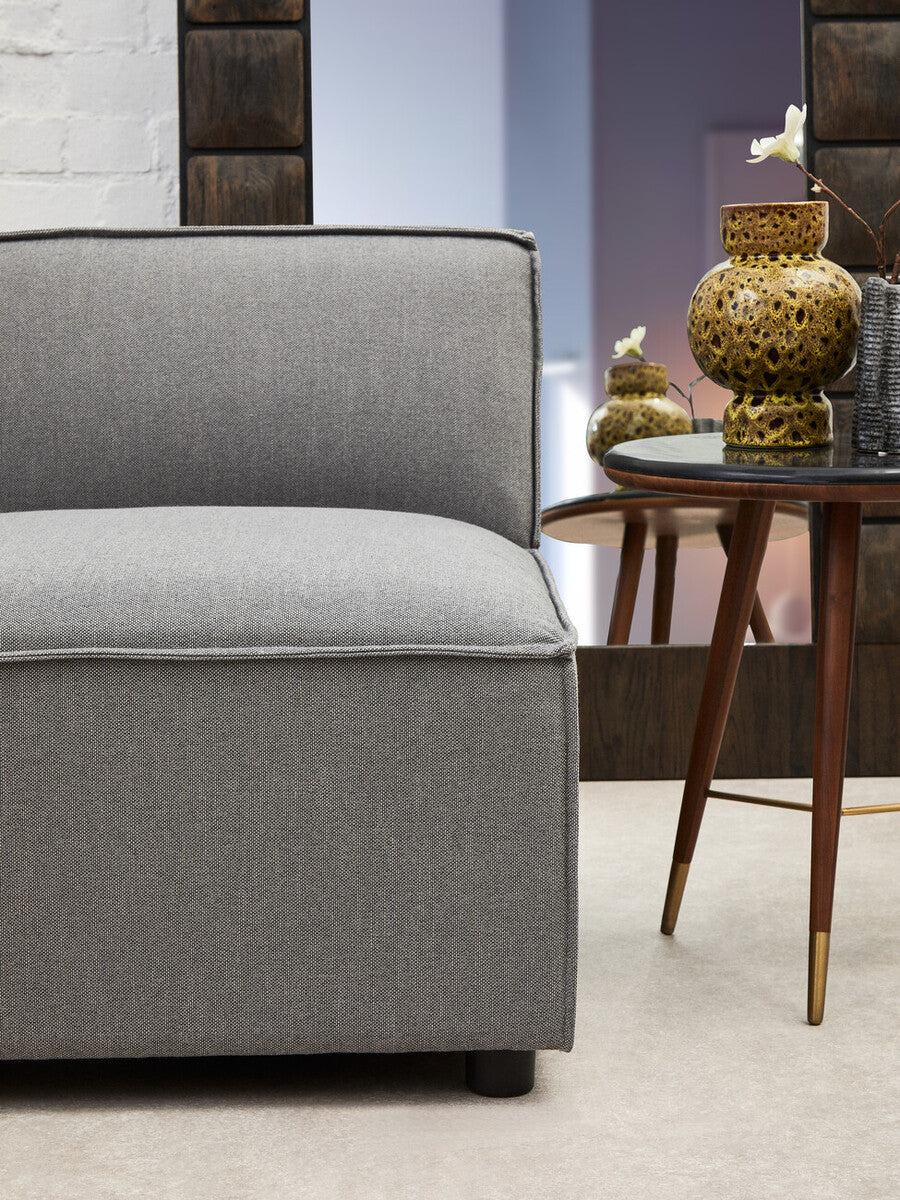 Grey Fabric Armless Modular Sofas | Toulouse