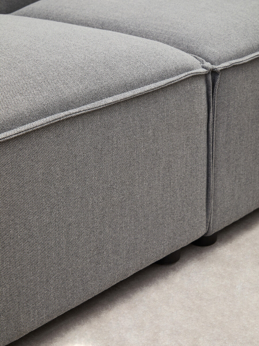 Grey Fabric Armless Modular Sofas | Toulouse