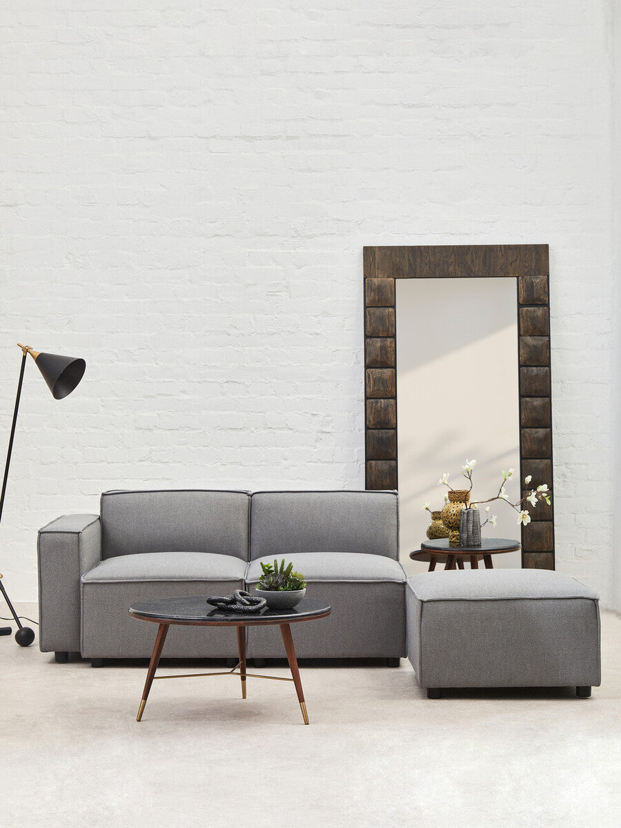 Grey Fabric Armless Modular Sofas | Toulouse