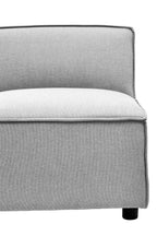 Grey Fabric Armless Modular Sofas | Toulouse