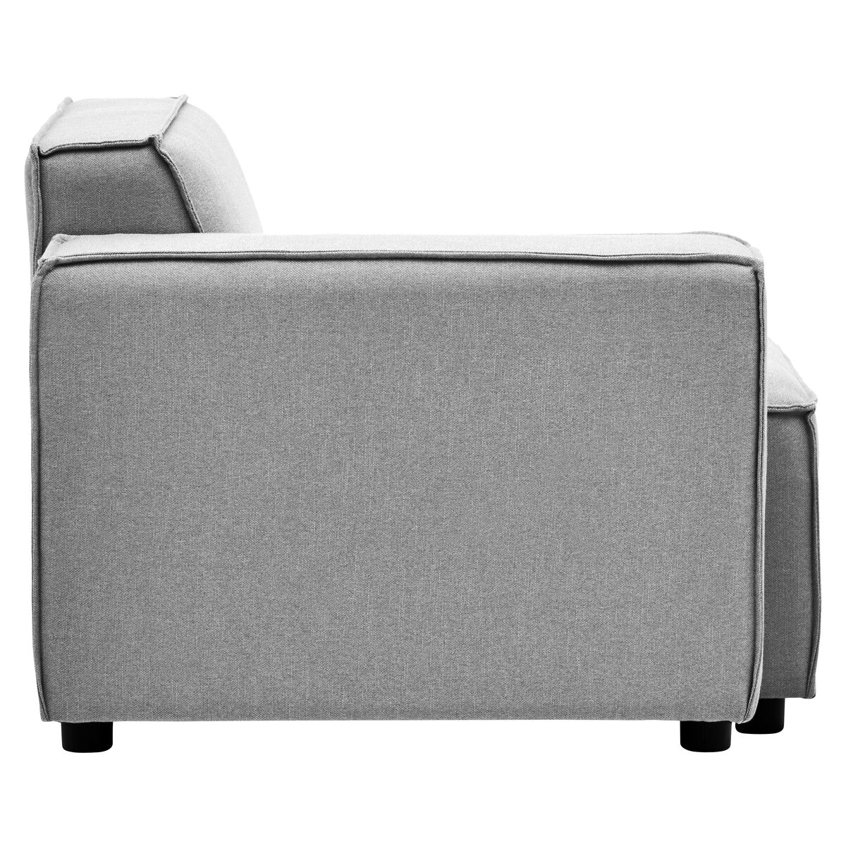 Grey Fabric Left Arm Modular Sofas, Toulouse