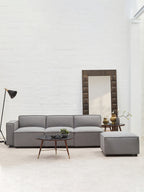 Grey Fabric Left Arm Modular Sofas, Toulouse