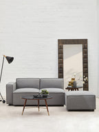 Grey Fabric Modular Ottoman | Toulouse