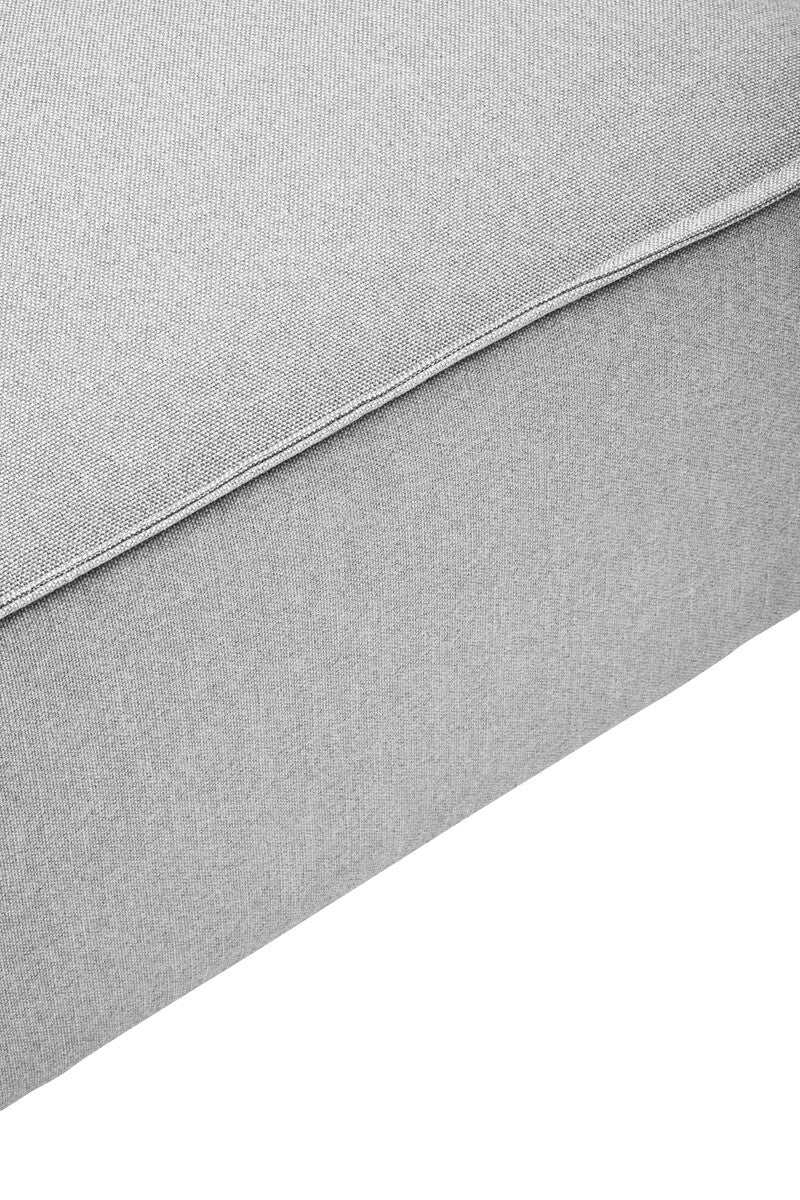 Grey Fabric Modular Ottoman | Toulouse