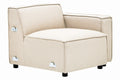 Cream Fabric Right Arm Modular Sofas | Toulouse