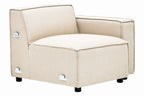 Cream Fabric Right Arm Modular Sofas | Toulouse