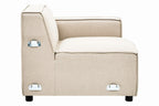 Cream Fabric Right Arm Modular Sofas | Toulouse