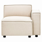 Cream Fabric Right Arm Modular Sofas | Toulouse