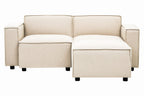 Cream Fabric Right Arm Modular Sofas | Toulouse