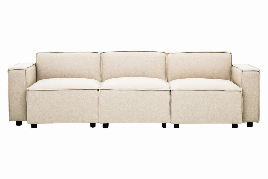 Cream Fabric Right Arm Modular Sofas | Toulouse