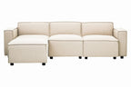 Cream Fabric Right Arm Modular Sofas | Toulouse