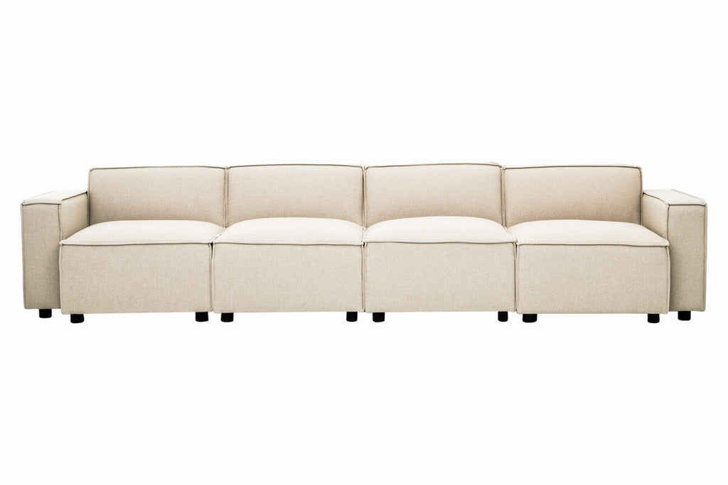 Cream Fabric Right Arm Modular Sofas | Toulouse