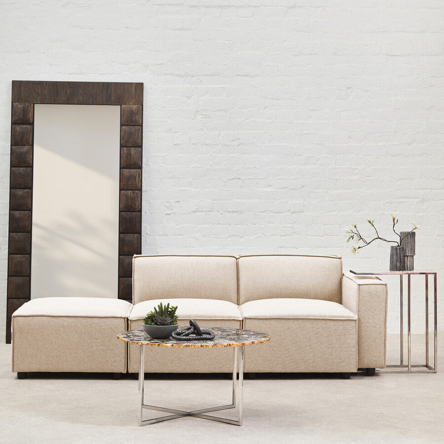 Cream Fabric Right Arm Modular Sofas | Toulouse