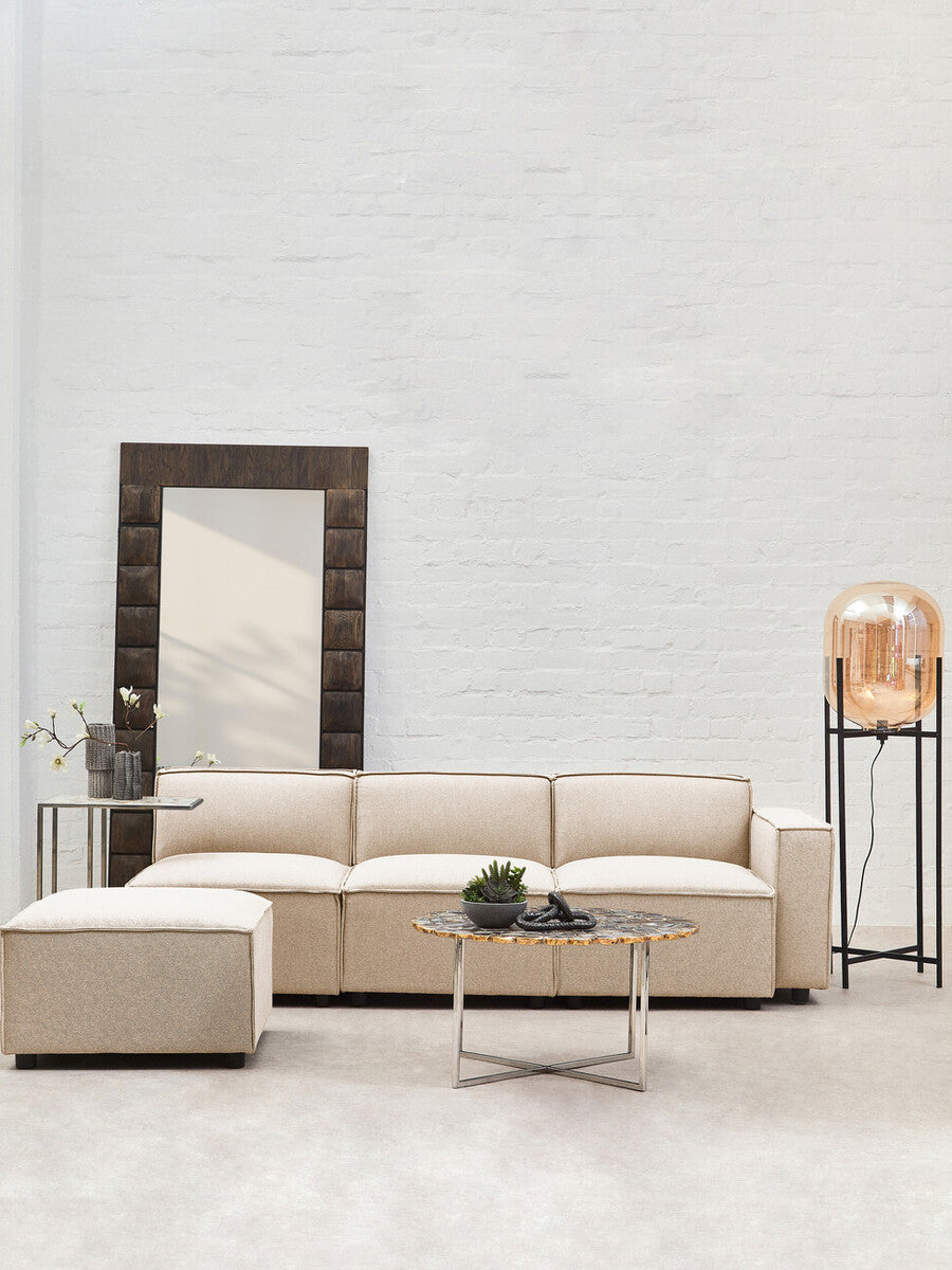 Cream Fabric Right Arm Modular Sofas | Toulouse