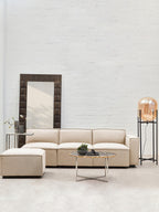 Cream Fabric Right Arm Modular Sofas | Toulouse