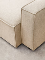 Cream Fabric Right Arm Modular Sofas | Toulouse