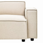 Cream Fabric Right Arm Modular Sofas | Toulouse
