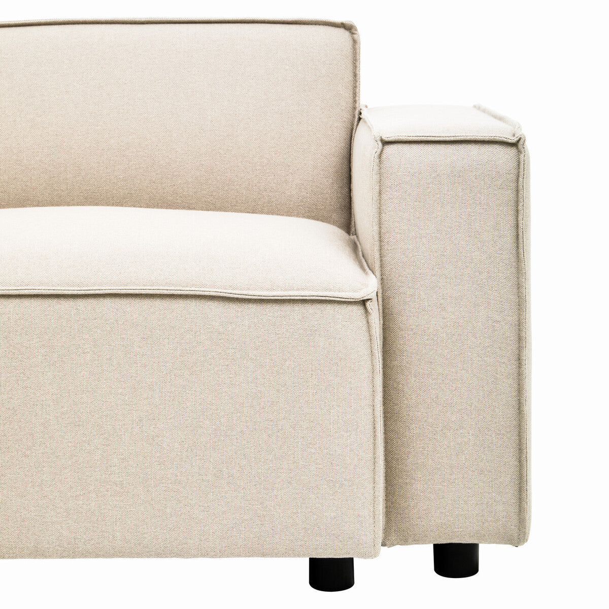 Cream Fabric Right Arm Modular Sofas | Toulouse