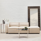 Cream Fabric Armless Modular Sofas | Toulouse