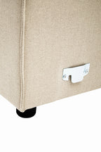 Cream Fabric Armless Modular Sofas | Toulouse