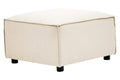 Cream Fabric Modular Ottoman | Toulouse