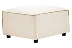Cream Fabric Modular Ottoman | Toulouse