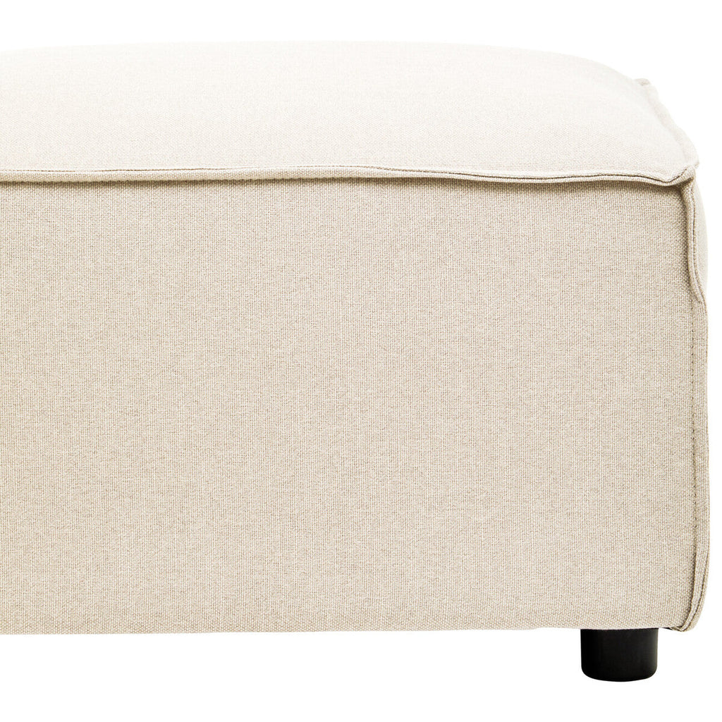 Cream Fabric Modular Ottoman | Toulouse